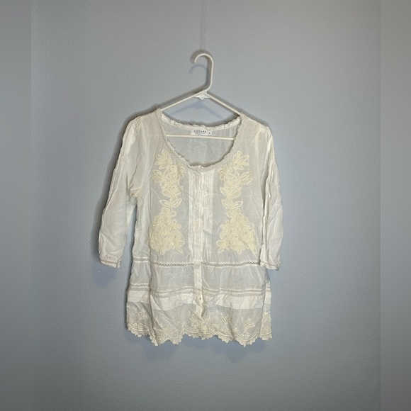 Velvet by Graham and spencer tunic top size small - Picture 2 of 7